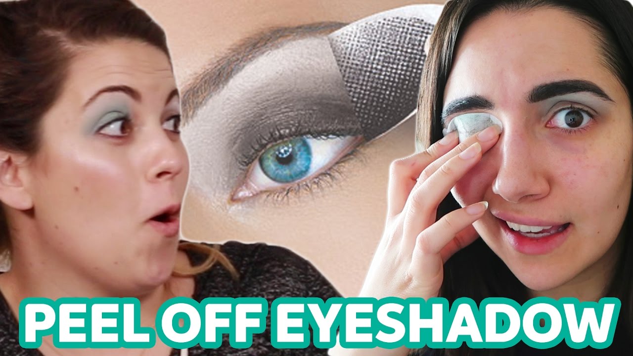 We Tried Peel Off Eyeshadow • Saf & Candace