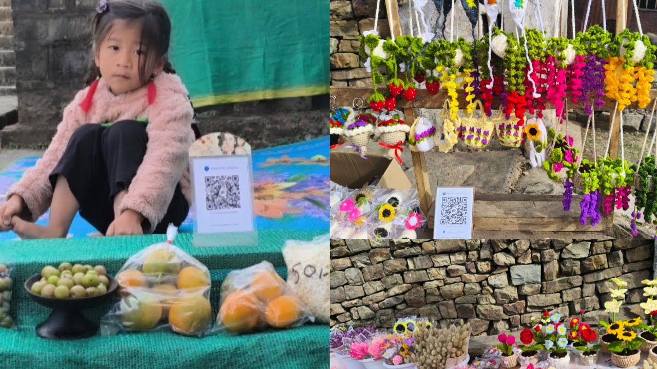 Mini Hornbill festival 2025 at Khonoma#crochet #traditional  #handicraft 