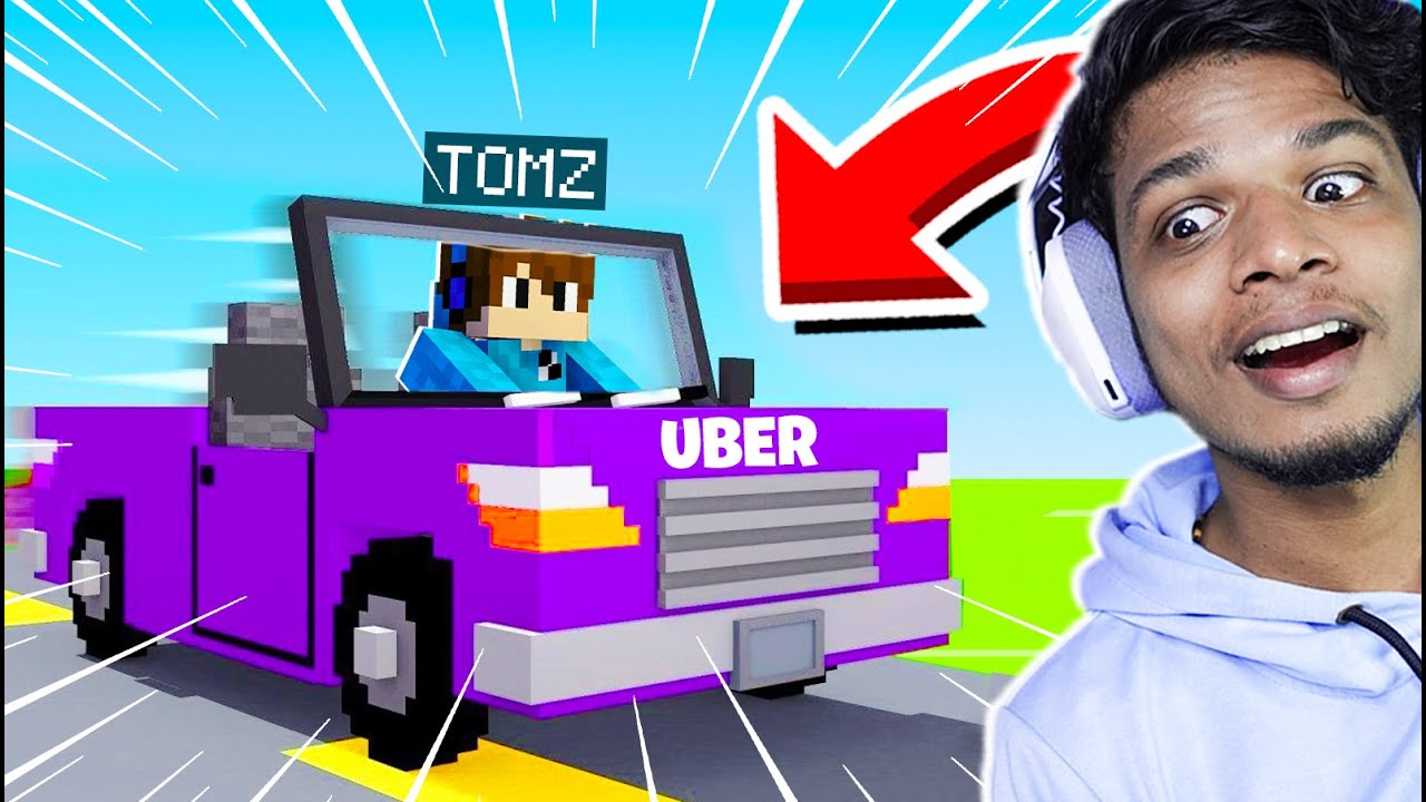 I Became UBER Driver In Minecraft !!!