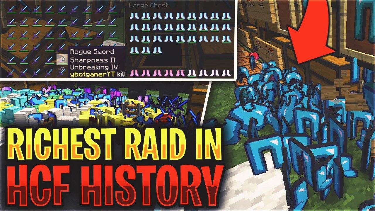 our RICHEST RAID in HCF HISTORY **INSANE** | Minecraft HCF #5