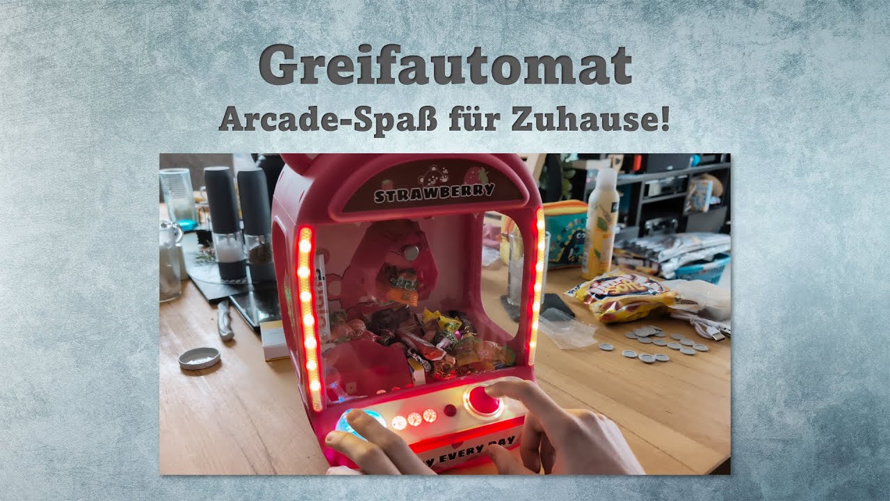 🎮 Mini Greifautomat im Test: Arcade Spaß für Zuhause!