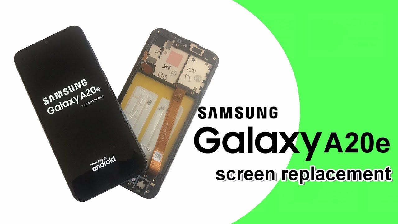 Samsung Galaxy A20e Screen Replacement, Display Assembly Replacement