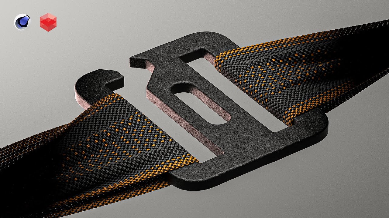 Redshift Fabric & Buckle Tutorial — Cinema 4D (Redshift)