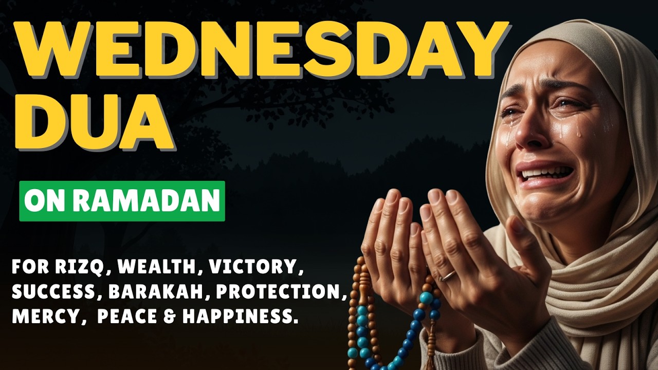 WEDNESDAY DUA on RAMADAN | Spiritual Protection & Abundant Blessings