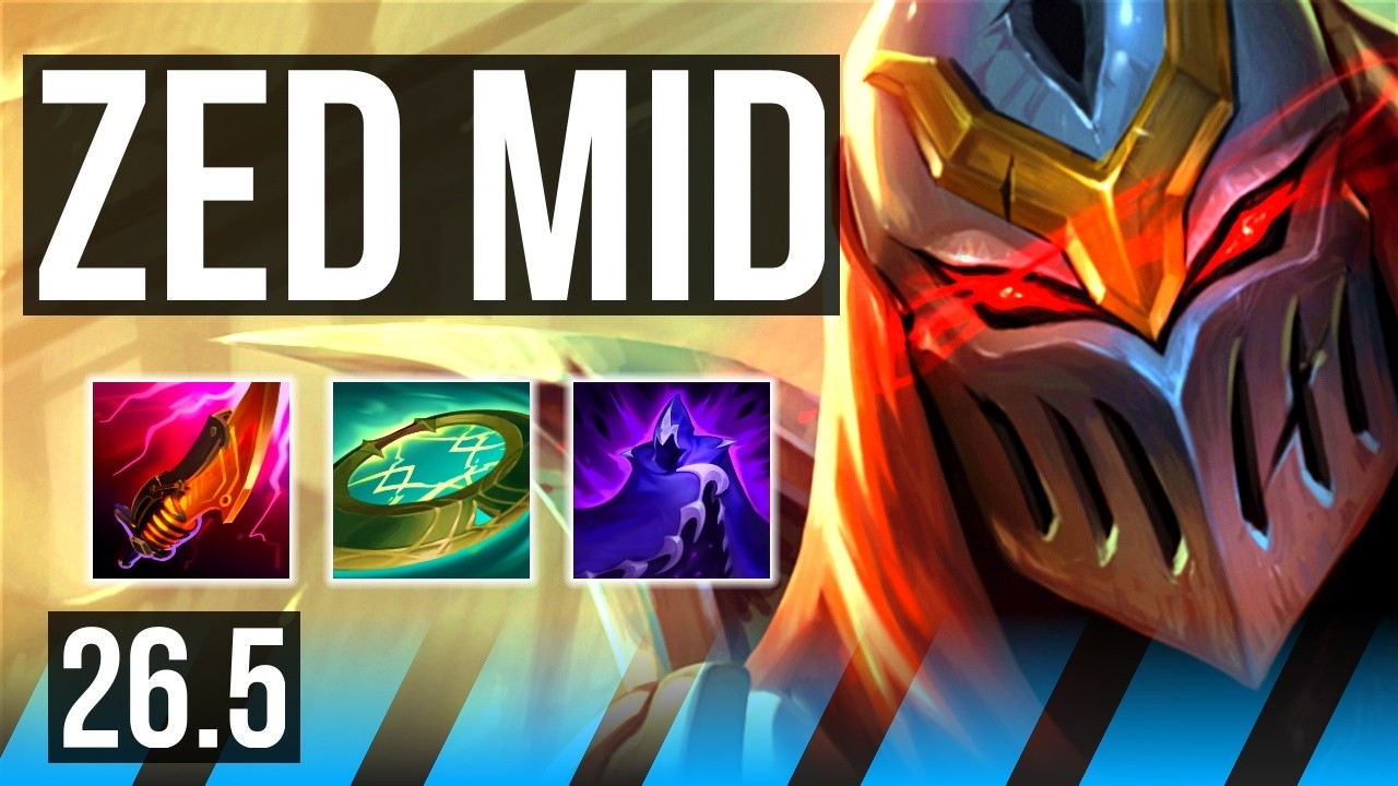 ZED vs IRELIA (MID) | KR Master | 26.5