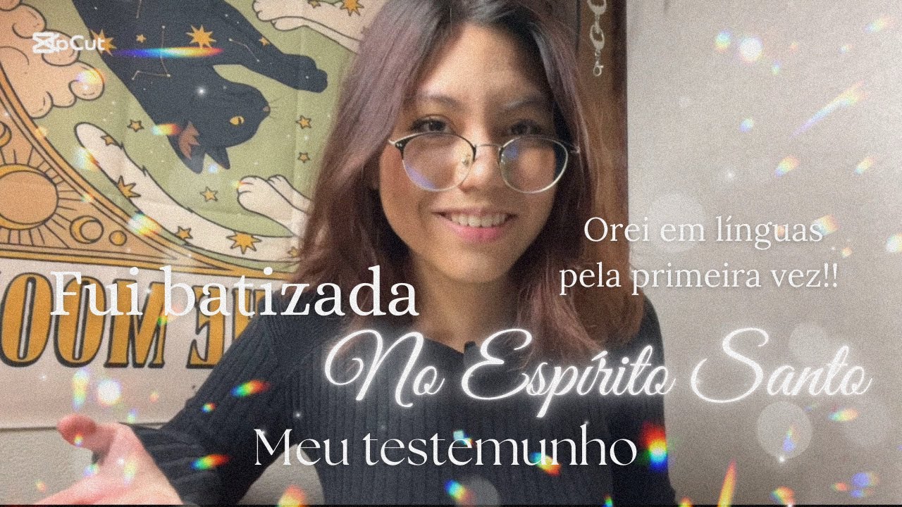 O DIA QUE OREI EM LÍNGUAS : batismo no espírito santo | meu testemunho ✨