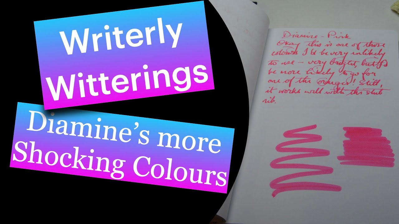 Comparison of Diamine's Garish Inks!
