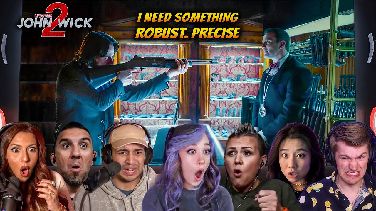 "Gun Shopping" Elegance & Death – John Wick: Chapter 2 (2017) | Reaction Compilation