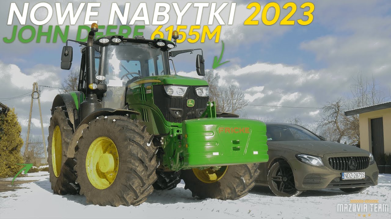 🔥Nowe Nabytki 2023 ✓✓★GR Tański★ ★John Deere 6155M & Mercedes E-klasa-AMG★ ★FRICKE★ ★Mazovia Team★🔥