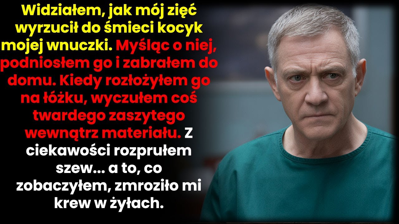 Widziałem jak wyrzucił kocyk. Zajrzałem do środka i natychmiast...