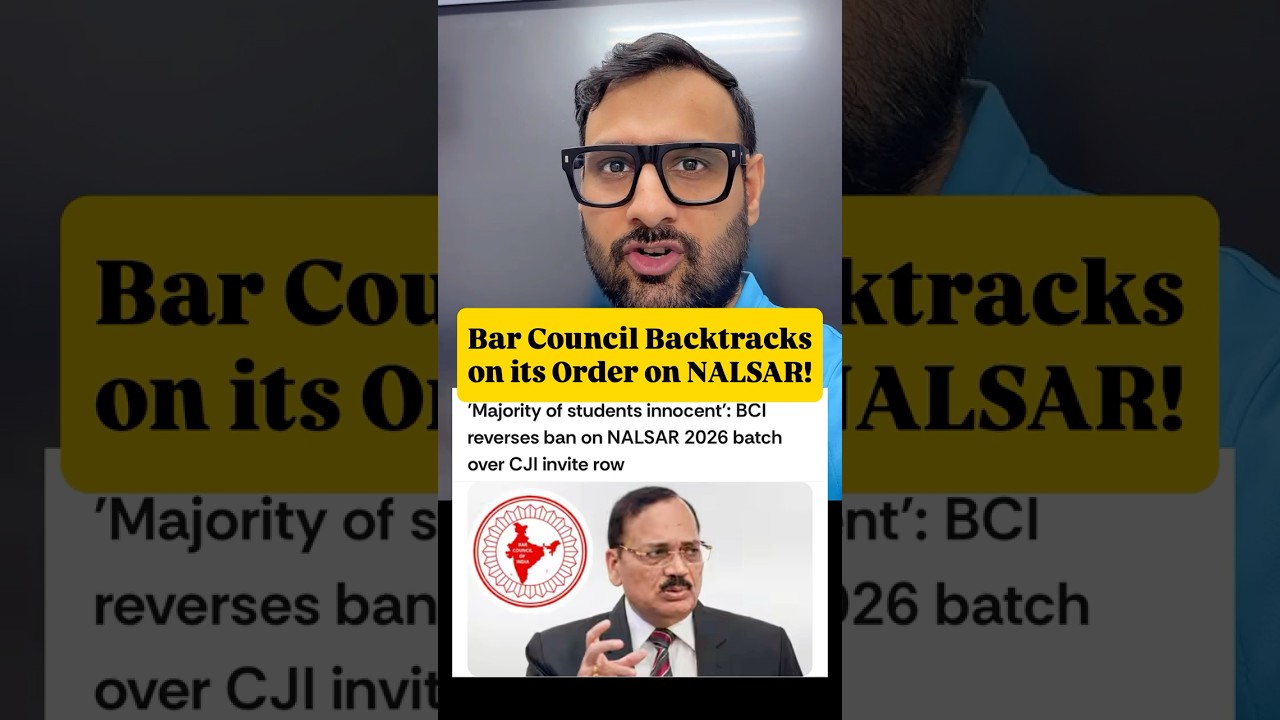 How Can Bar Council Issue Such Notice? #barcouncil #nalsar #bci #upsc #lawyer #cji #cjisuryakant