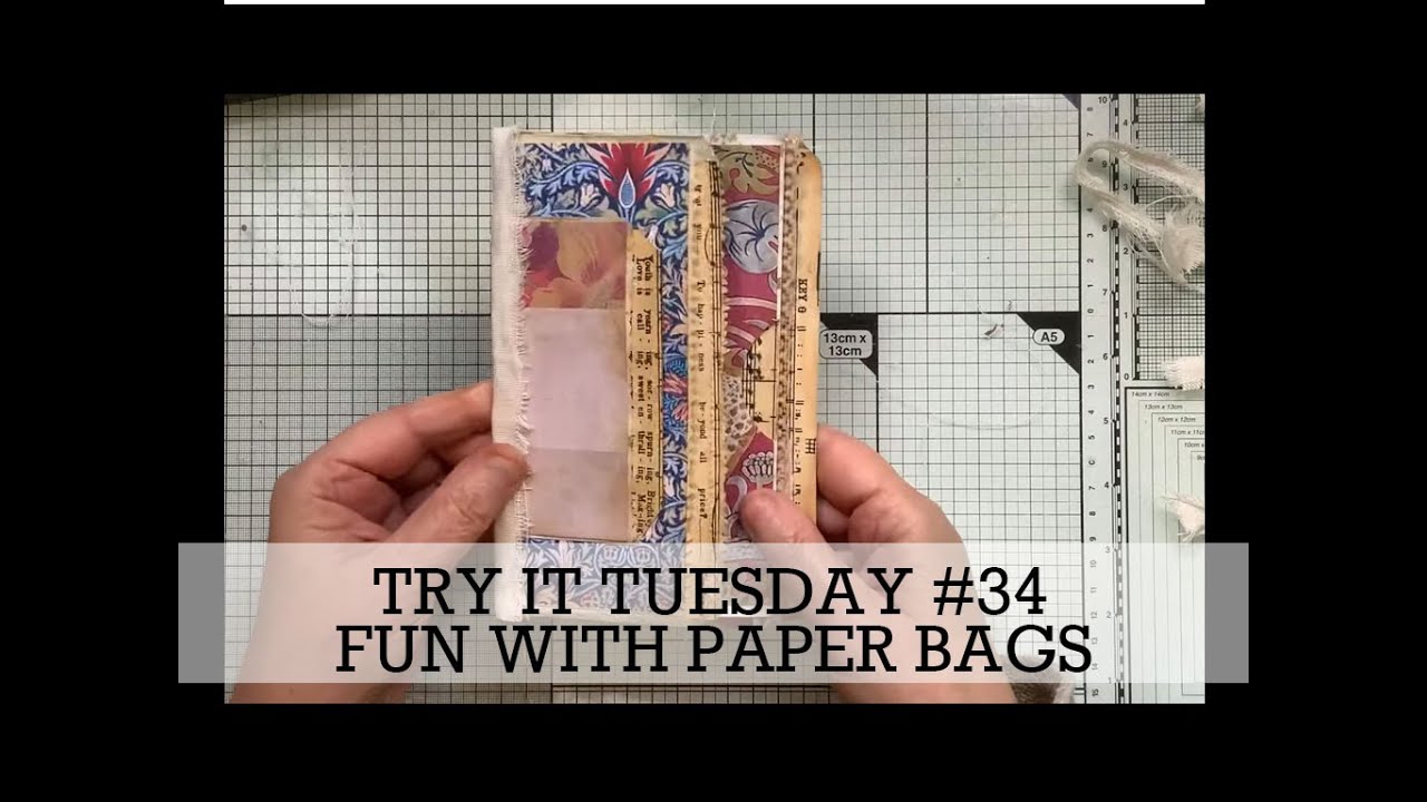 TRY IT TUESDAY #34  FB Group Challenge Artymaze (paper bags 1)