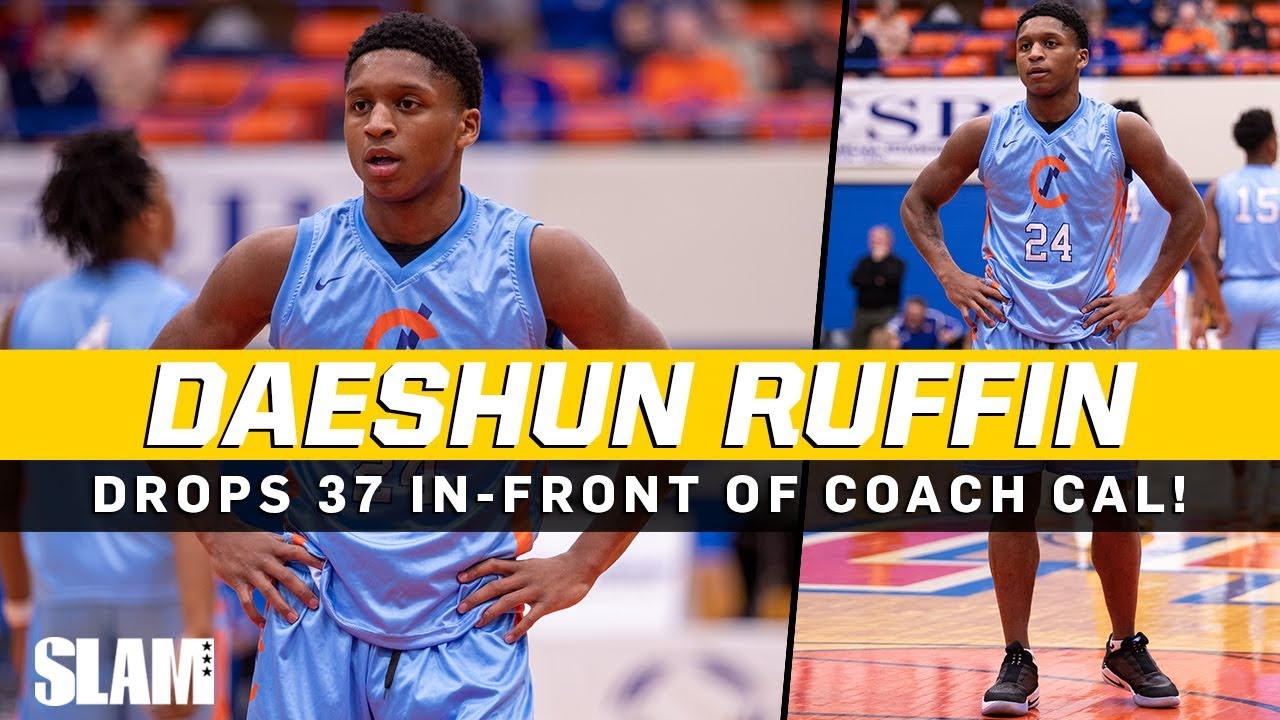 Daeshun Ruffin drops 37 POINTS in-front of Coach Cal!? 5'9 PG goes OFF 🔥