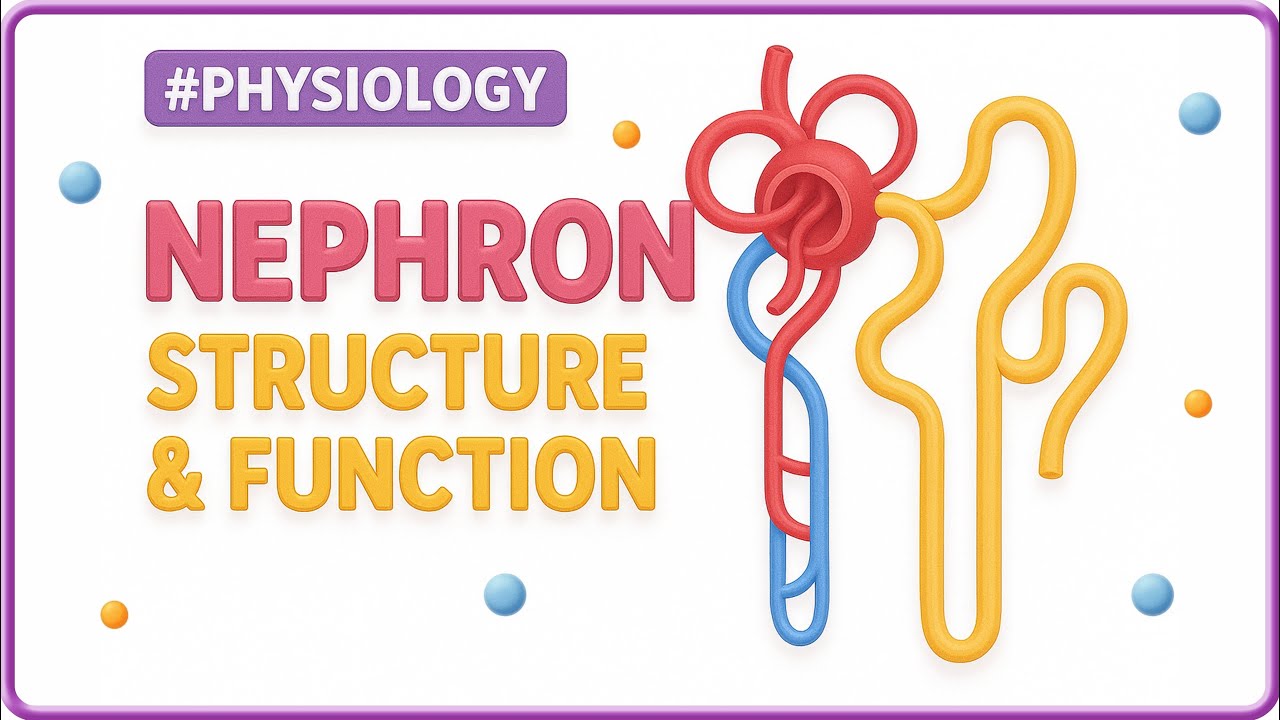 3.  Nephron Structure & Function | Renal Physiology for NEET PG, FMGE, USMLE, NEXT, INICET