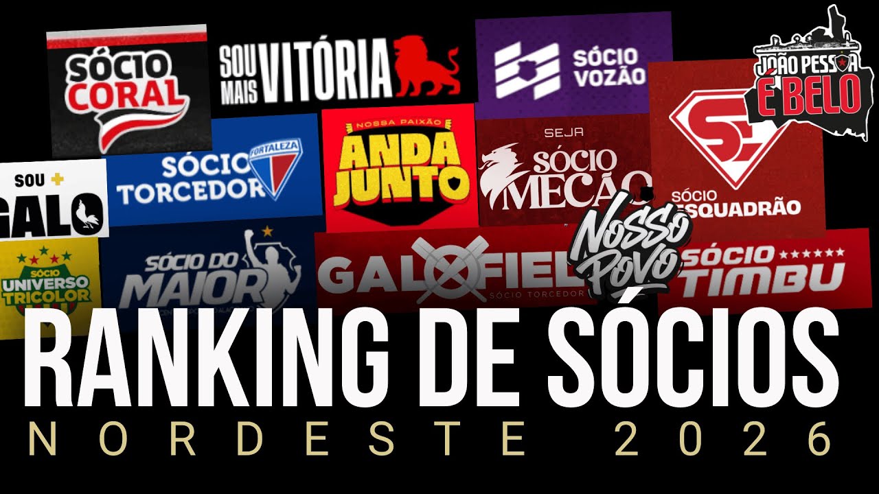 RANKING DOS 10 CLUBES COM MAIS SÓCIOS DO NORDESTE. OS MELHORES E PIORES PLANOS.