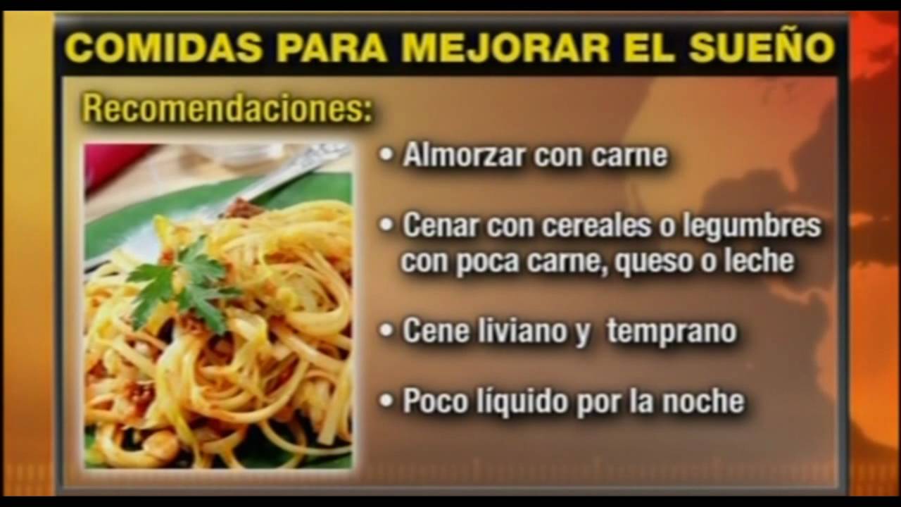 Dr. Cormillot | Qué comer para descansar mejor