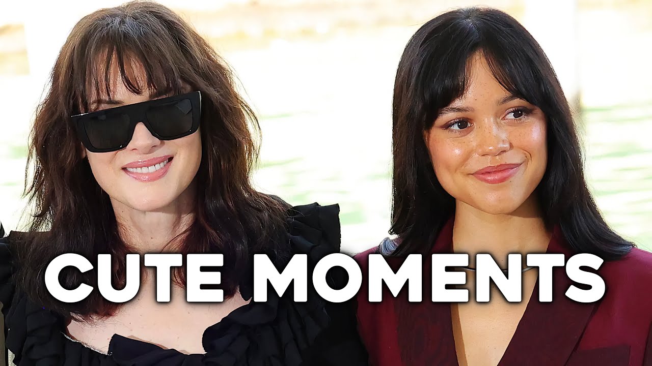Jenna Ortega & Winona Ryder | Cutest Moments | Beetlejuice Interviews