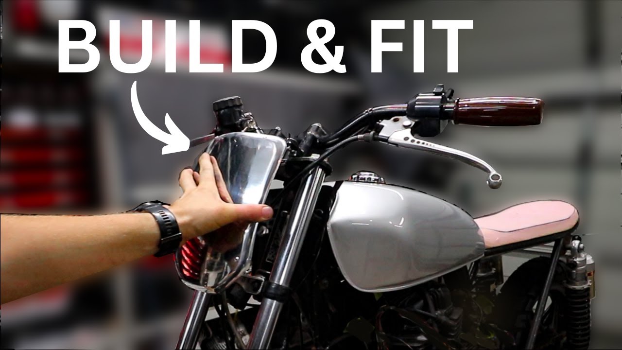 Making a SCRAMBLER HEADLIGHT PLATE from Scratch