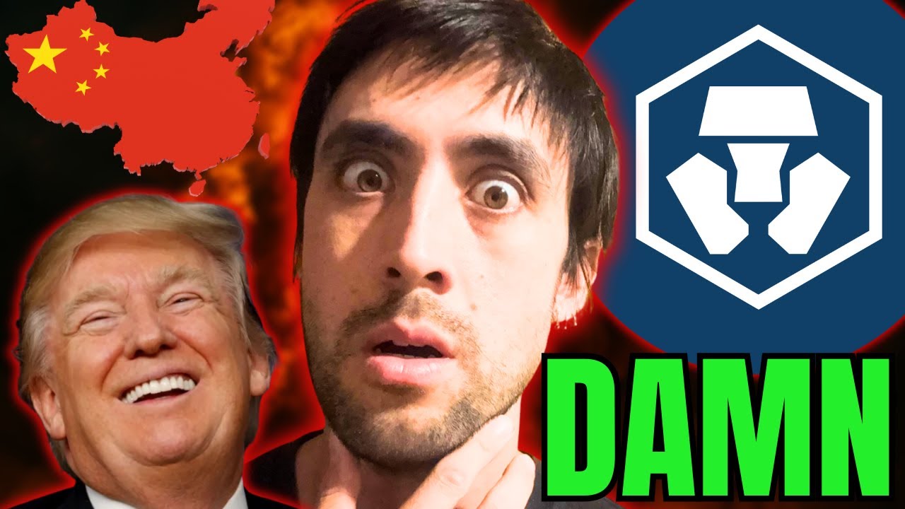 ТРАМП СНОВА ОБВАЛ CRO И БИТКОИН! Технический анализ и новости Crypto.com 🔥