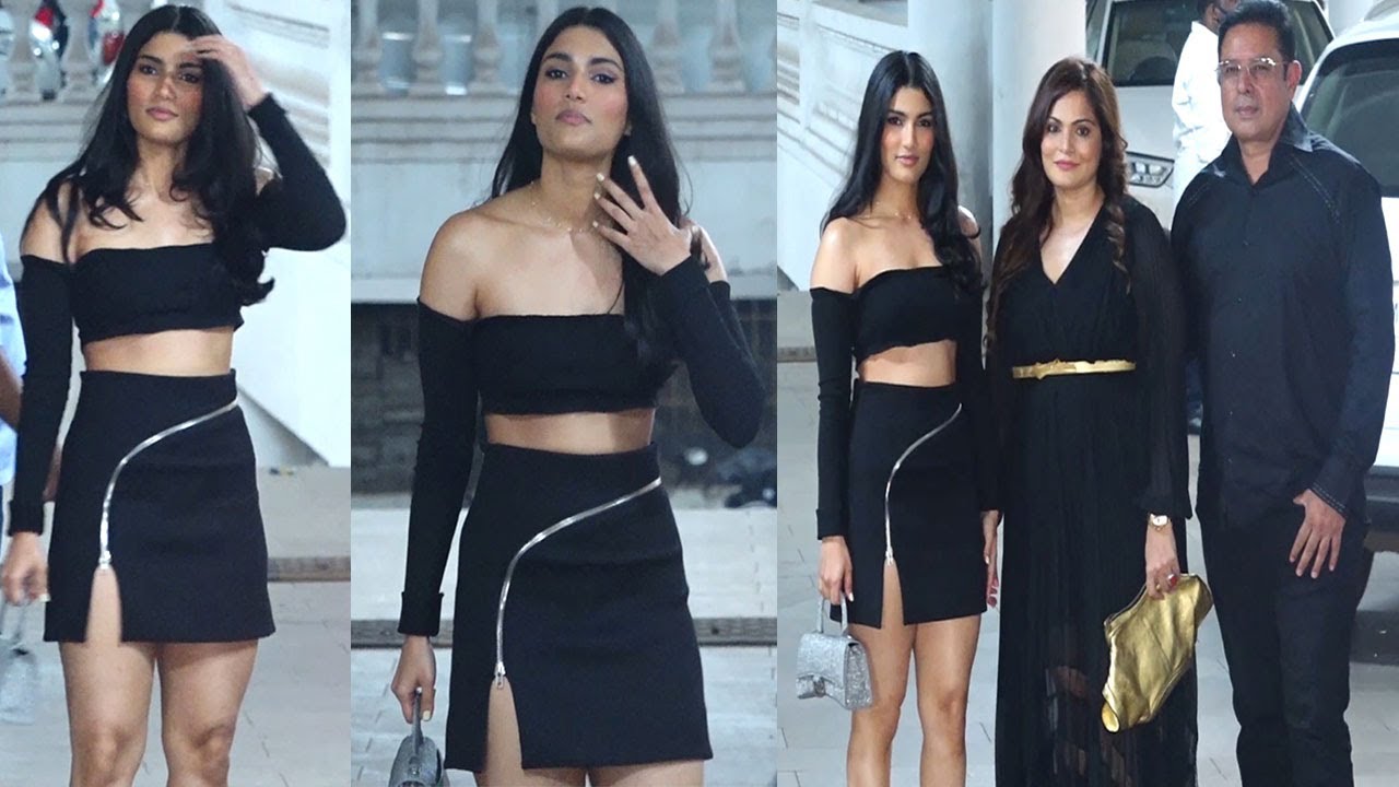 Salman Khan Niece Alizeh Agnihotri Looks More Beautiful Than Bollywood Actresses Arrived @Farhan Rec