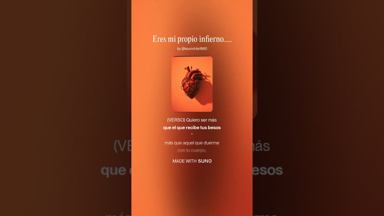Eres mi propio infierno...