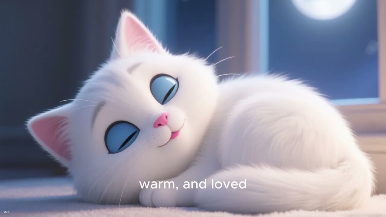 The Small Kitten Near the Window 🌙 | ESL Bedtime