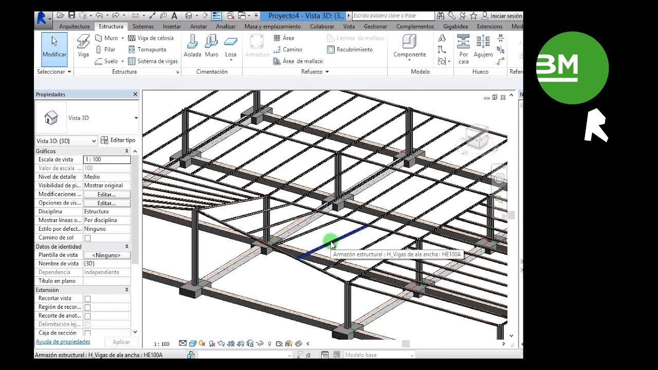 REVIT. Structure. Introducción General.