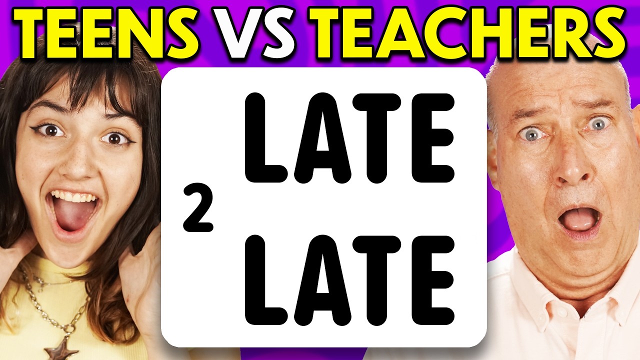 Can Teachers Solve Riddles Faster Than Teens?