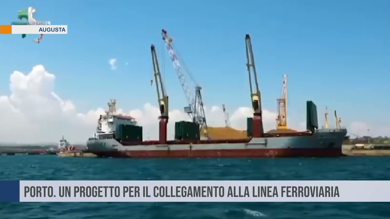 Al porto di Augusta al via il progetto per il collegamento alla linea ferroviaria