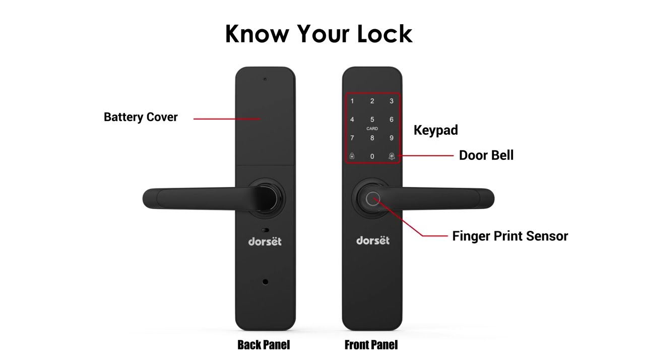 Dorset DG 201 Digital Door Lock -  4 in 1 Access (Bio+Pin+Card+Key) |  Demo