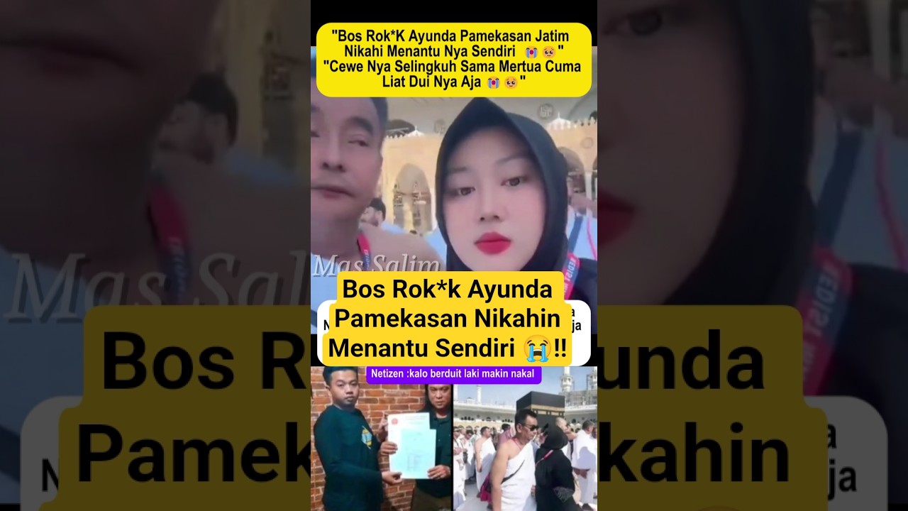 pernikahan terlarang mertua dan menantu oleh bos rokok Ayunda #viral
