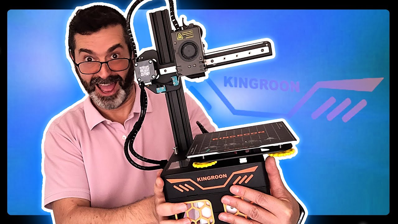 KINGROON KP3S V3.0 Impresora 3D, Ultra compacta, Guías lineales, Extrusión directa, etc......