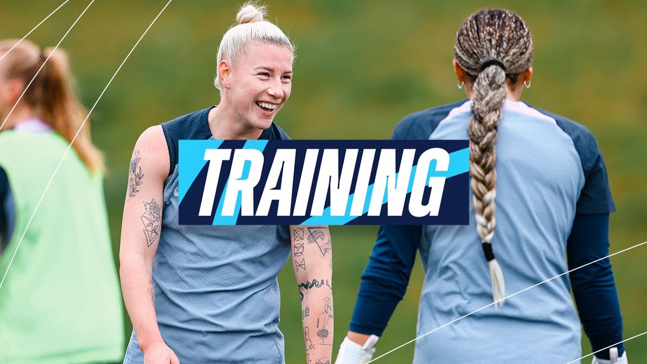 TRAINING AHEAD OF FA CUP SEMI-FINAL // BIG TACKLES AND TOP FINISHES // TOTTENHAM HOTSPUR WOMEN