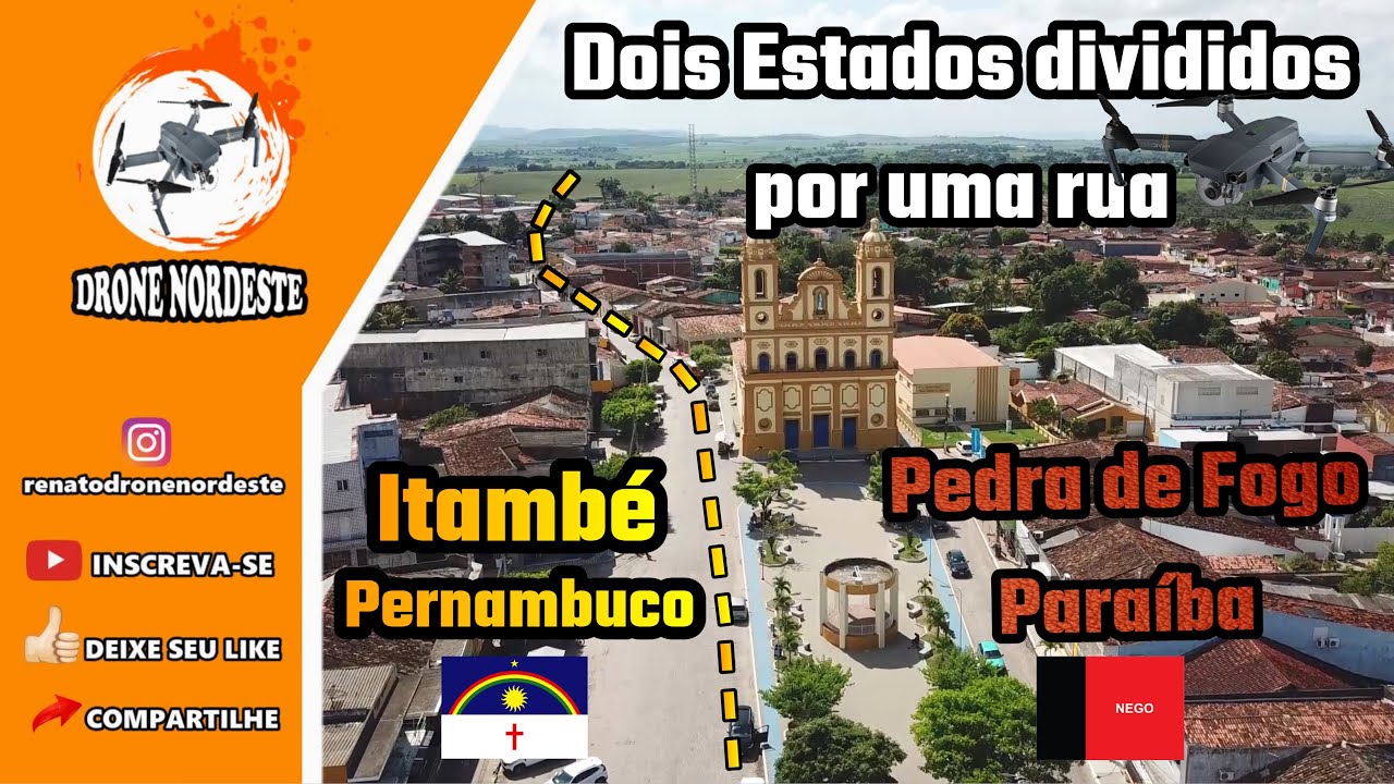 Dois Estados divididos por uma avenida #Pernambuco e #Paraíba