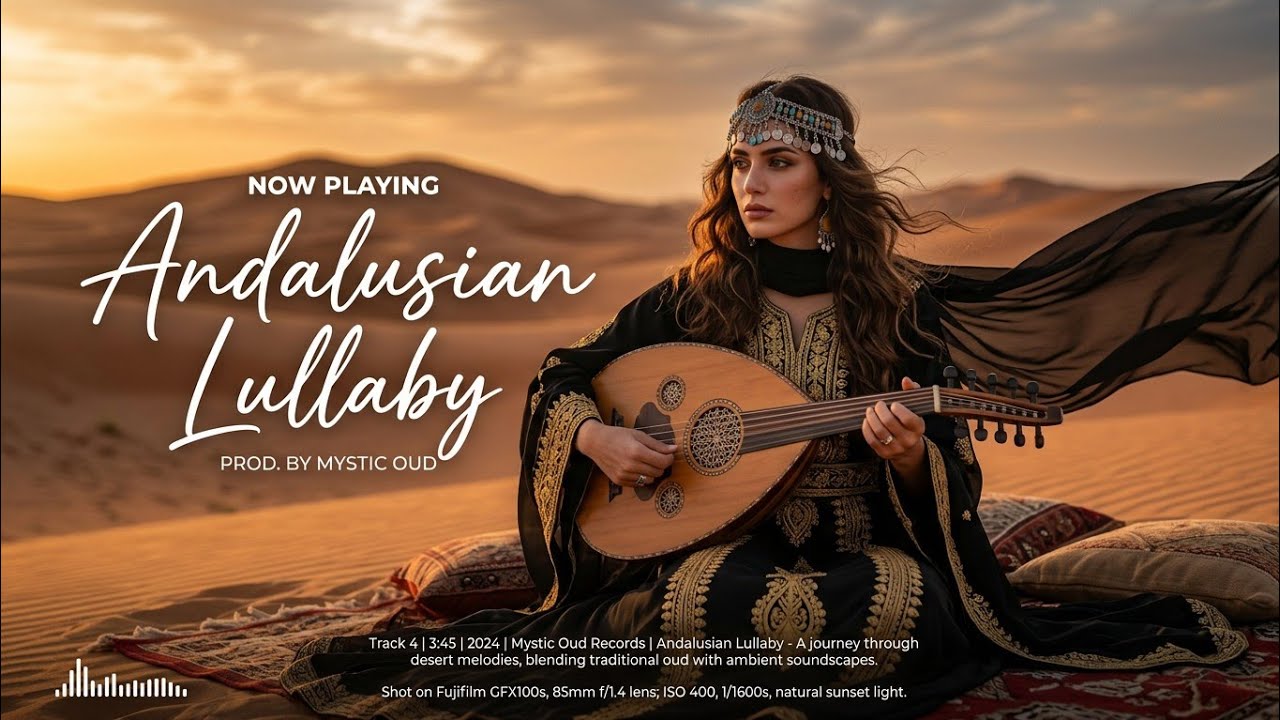 1 Hour Emotional Arab-Spanish Andalusian Inspired Instrumental Music for Chill | Moorish Lullaby