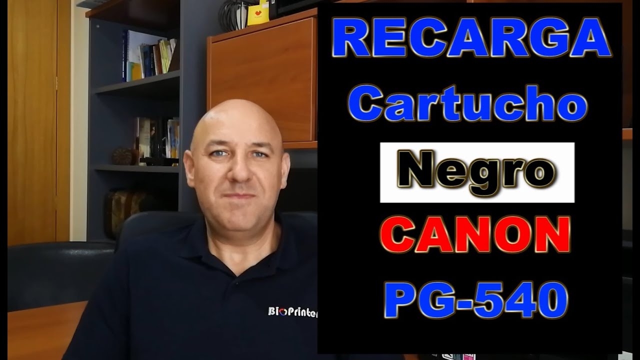 RECARGA CARTUCHO TINTA NEGRO CANON PG-540 EN CANON PIXMA MG3650. VALIDO PARA CARTUCHO PG-545.