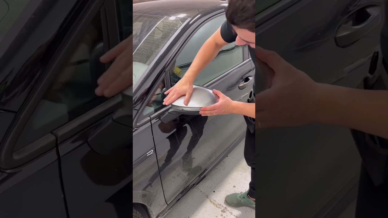 Как снять крышки зеркал на VW Golf, как профессионал #автомобиль #оклейкаавтомобиля #удовлетворит...