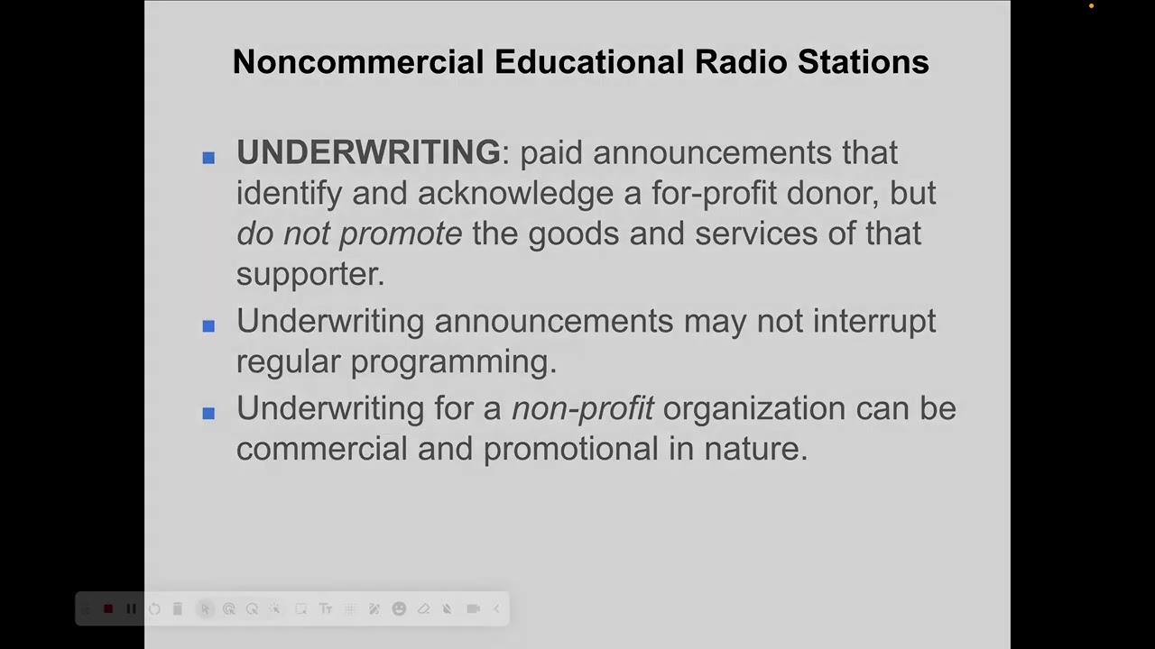 KANW Radio Broadcasting Class Session 2-3 Noncommercial Educational Radio Stations