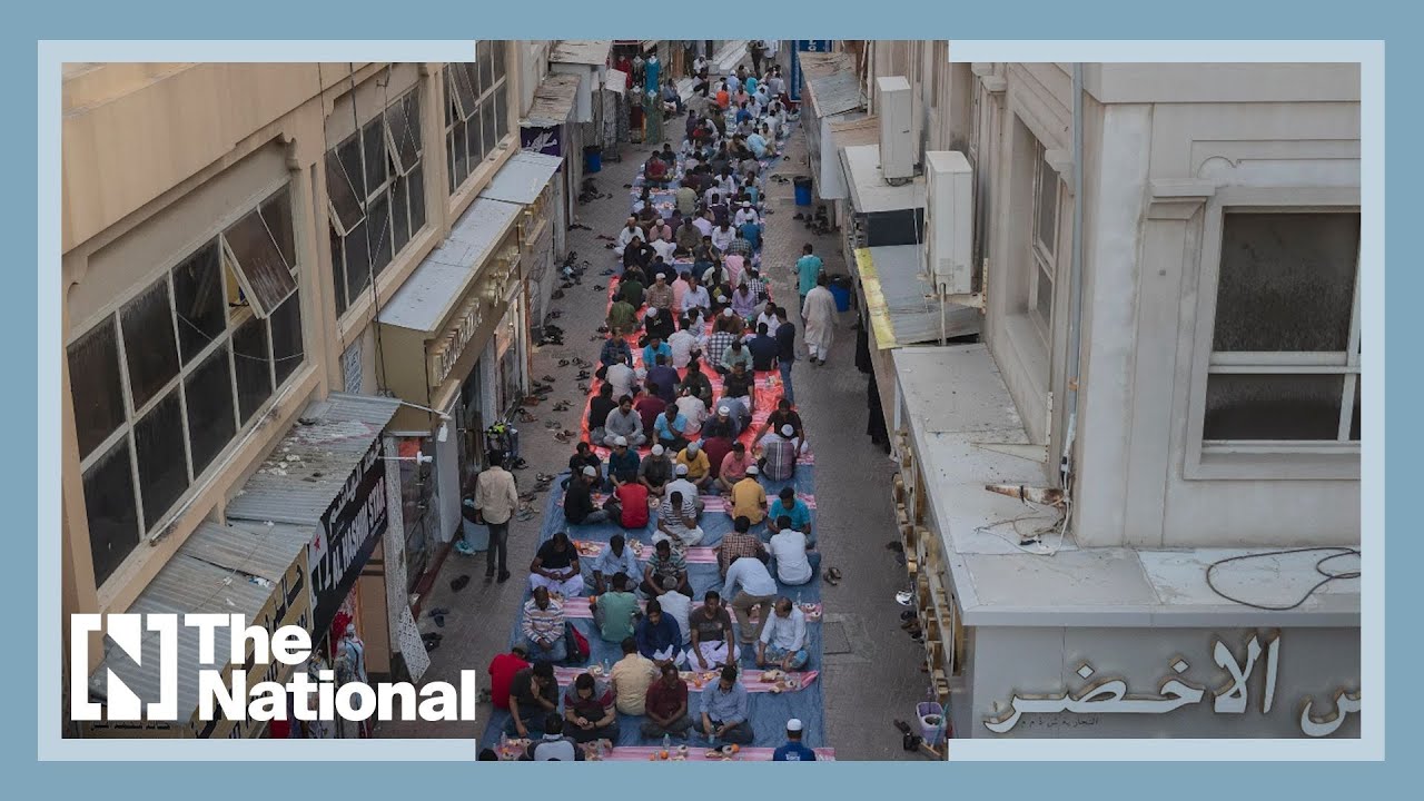How streets of old Dubai come alive daily with huge community iftar