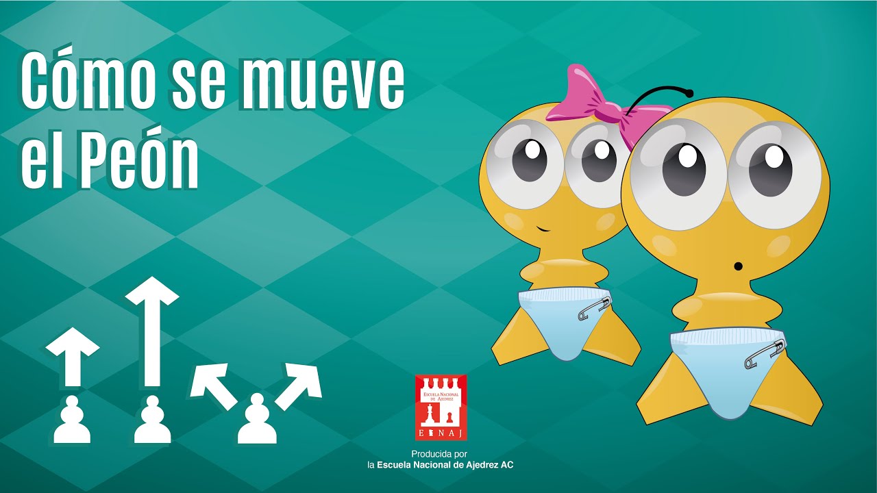 C&oacute;mo se mueve el Pe&oacute;n. Aprendamos Ajedrez desde Cero