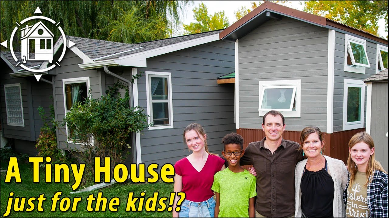 Family buys tiny house for their teen kids to use as bedrooms (parked near main home)