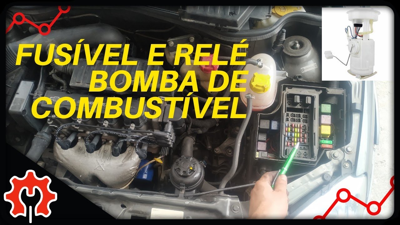 Localização do fusível e relé da BOMBA de COMBUSTÍVEL Corsa e Montana 🚙🔧