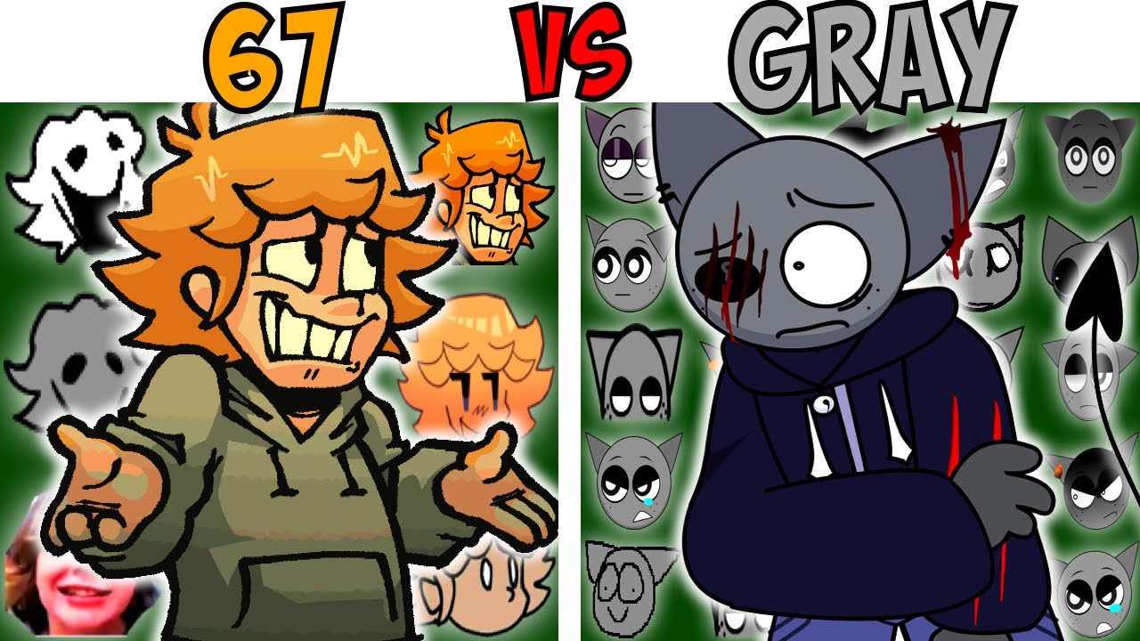 ALL 67 VS GRAY TEST | FNF Character Test | Gameplay VS Playground