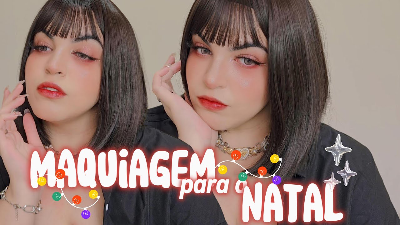 MAQUIAGEM FÁCIL COM STRASS PARA FESTAS DE FIM DE ANO