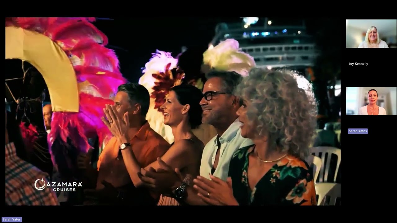Joy of Joy's Travel Adventures Agency interview with Sarah of Azamara