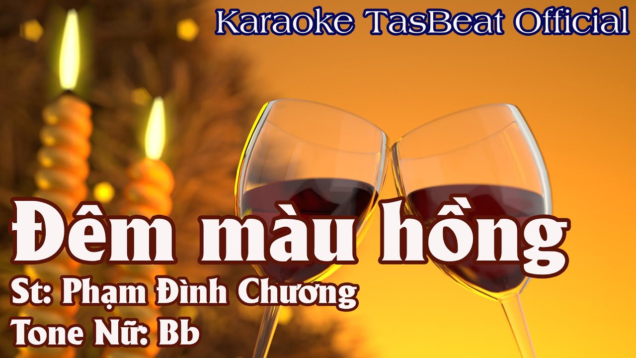 Karaoke Đêm Màu Hồng Tone Nữ | TAS BEAT