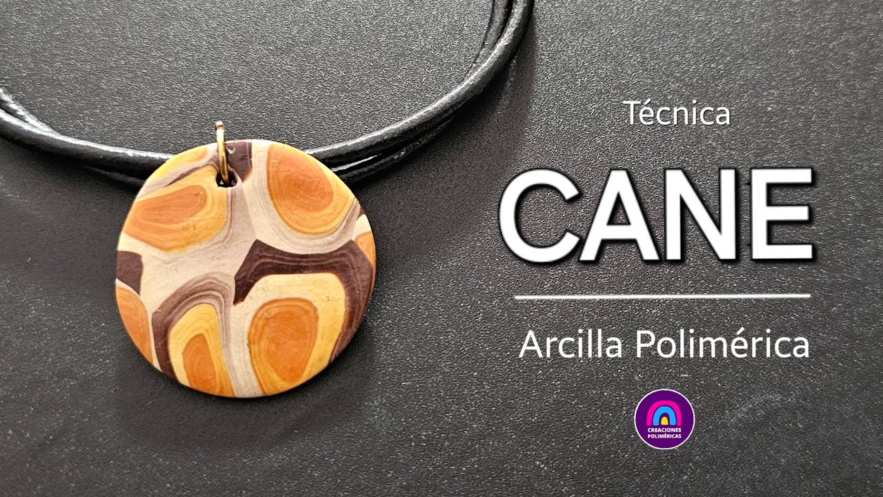 TUTORIAL  | Técnica CANE simple con ARCILLA POLIMÉRICA | Creaciones Poliméricas