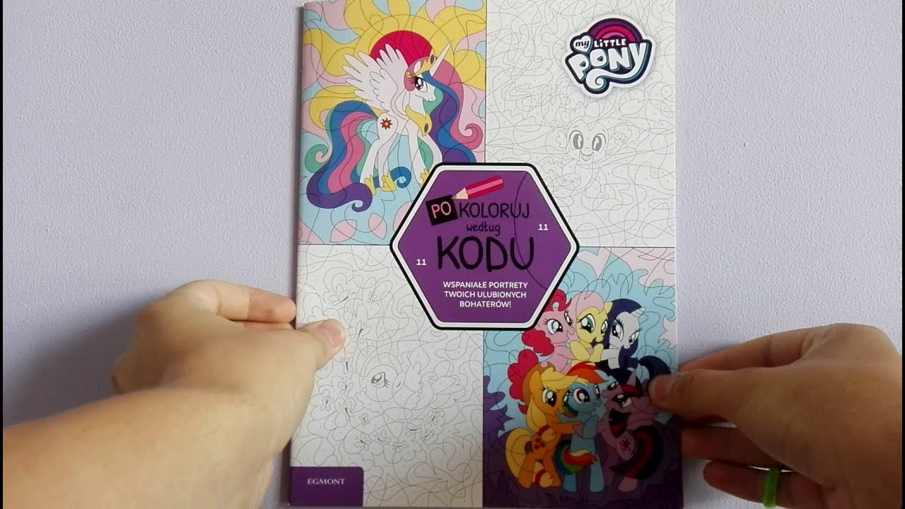 Recenzja kolorowanki My Little Pony Pokoloruj według kodu