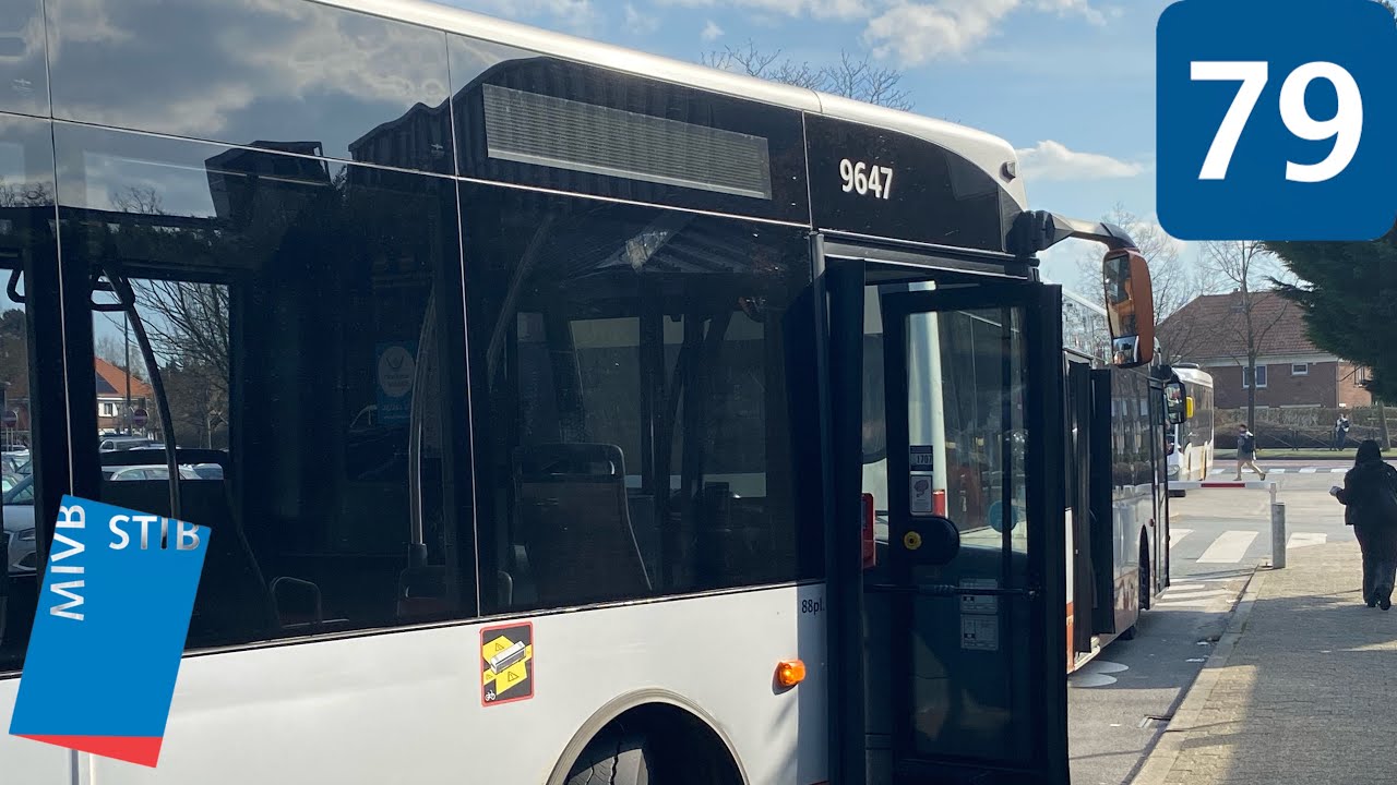 Ligne 79 de la STIB trajet complet Maelbeek - Crainhem Vanhool (9647)
