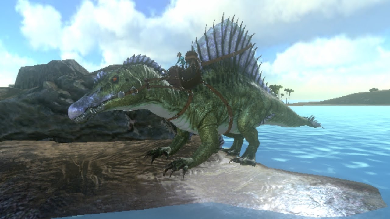 Domando e Farmando com um Espinossauro no — Ark Mobile — PT 9